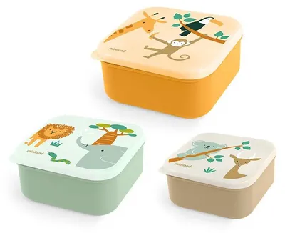 Obrázek produktu pro Sada 3 boxů na oběd - Jungle