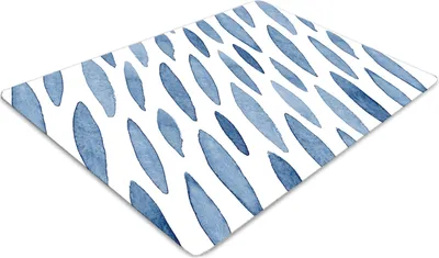 Produktbild von Stuhlunterlage Bürostuhlunterlage 120 cm x 90 cm Bodenmatte Bürostuhlunterlage - Tintenflecken