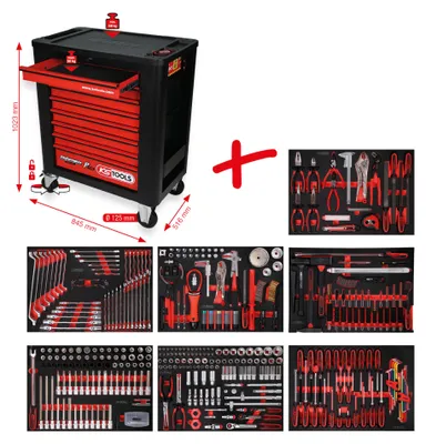 Obrázek produktu pro KS Tools Sada dílenských vozíků Performanceplus P15