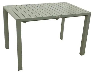 Produktbild von Ausziehtisch 70 x 75 x 117/162 cm Aluminium Silber Grau