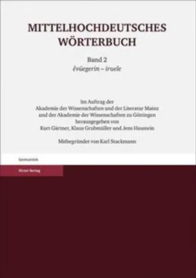 Produktbild von Mittelhochdeutsches Wörterbuch. Zweiter Band