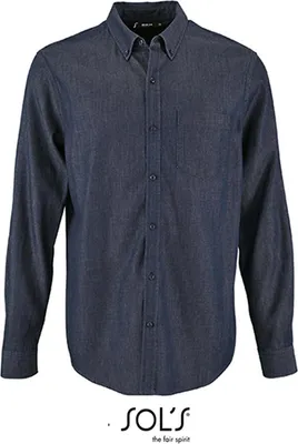 Produktbild von SOL´S Men´s Denim Shirt Barry