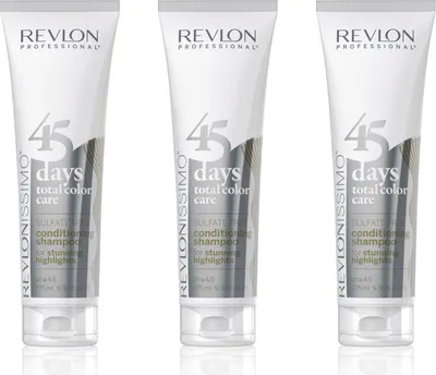 Produktbild von Revlonissimo 45 Days Total Color Care Stunning Highlights 3x275 ml