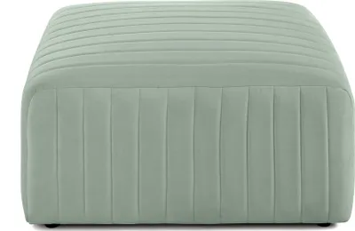 Image de Lisa Design Nova - pouf modulable - en velours , Bleu