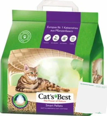 Produktbild von Cats Best Smart Pellets (5kg Beutel) + usy Block