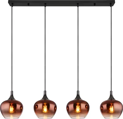 Immagine prodotto di GLOBO Illuminazione Lampada a sospensione MAXY LWH 100x18x120 cm colorata Lampada a sospensione