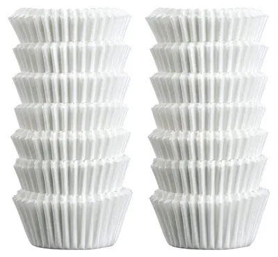 Immagine prodotto di Zenker 43423, Cestini per cupcake/muffin, Rotondi, Superficie scanalata, 220 °C, Bianco, Carta