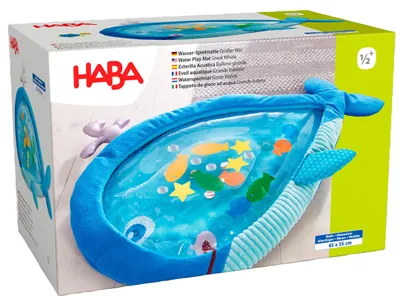 Produktbild von HABA Großer Wal, Babyspielmatte, Polyester, Blau