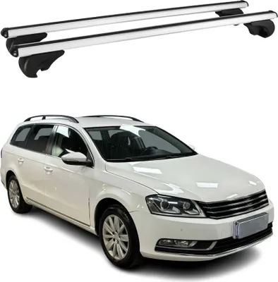 Produktbild von Dachträger Grundtäger für VW Passat Alltrack B7 2012-2014 75kg Alu Silber 2 tlg