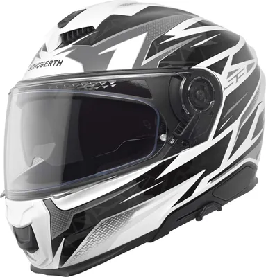 Produktbild von Schuberth S3 Thunder Helm, weiß/schwarz, S (55)
