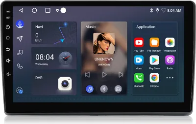 Image de Autoradio GPS Android 13 2 Go + 64 Go pour Fiat Ducato (2006-2013), Citroën Jumper et Peugeot Boxer (2011-2024) avec Bluetooth, Wi-Fi, DAB+