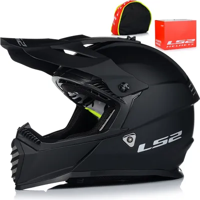 Image de Casque de motocross | LS2 MX 437 MINI | Casque de cross pour enfants | ATV QUAD ENDURO CASQUE |  ECE 22.05 | Casque de moto pour enfants | S (47-48cm)