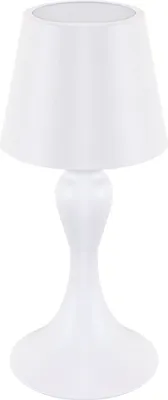 Immagine prodotto di Lampada da tavolo a LED per esterni in metallo con dimmer a batteria IP54 Alta 26,2 cm Bianca con cambio colore 2700/4400/6500 K 320 lm Moderna