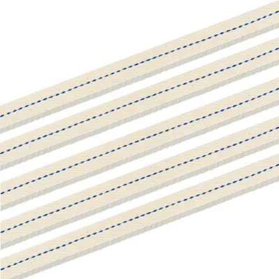 Produktbild von 20X12cm Natürliche Baumwolle Ölllampe Lampendocht 10mm flach für Öllampe 11098