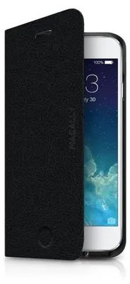 Produktbild von Macally SlimFolio, Folio, Apple, iPhone 6, 11,9 cm (4.7"), Schwarz