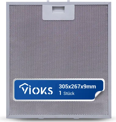 Produktbild von Metallfilter passend wie AEG 4055250429 Fettfilter 305x267mm für Dunstabzugshaube