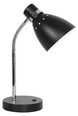 Immagine prodotto di Lampada da tavolo - nero - Spring - plastica metallo - Ø 14cm - E27 - 3391ZW - Steinhauer