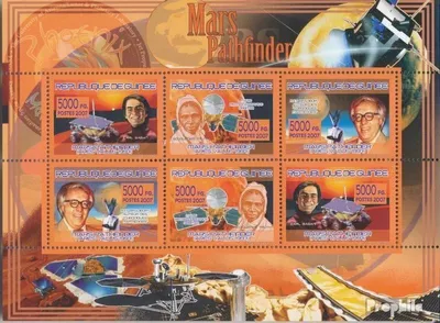 Produktbild von Briefmarken Guinea 2007 Mi 5289-5294 Kleinbogen (kompl. Ausgabe) postfrisch Mars Pathfinder