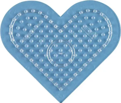 Produktbild von Hama® Bügelperlen Stiftplatte, Herz, klein.