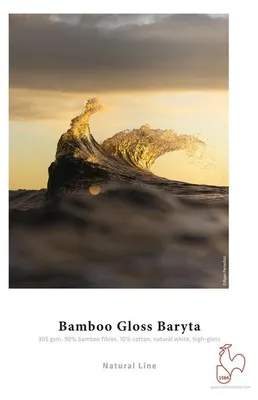 Image de Hahnemühle Bamboo Gloss Baryta, brillant, papier d'art, 305 g/m², 25 feuilles
