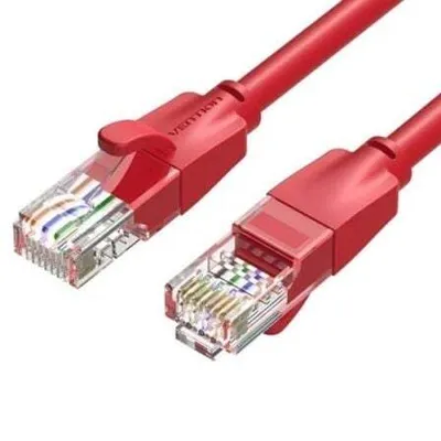 Produktbild von Vention IBERF, 1 m, Cat6, U/UTP (UTP), RJ-45, RJ-45, Rot