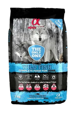 Produktbild von WILD FISH ALPHA SPIRIT Trockenfutter für Hunde FISCH 3 kg