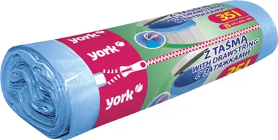 Produktbild von Müllsäcke Müllbeitel 35L mit Band 15 Stück York