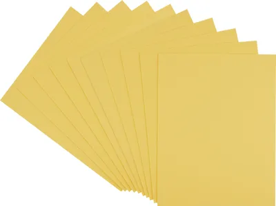 Produktbild von VBS Moosgummi, 2 mm, 40 x 30 cm, 10 Stück Gelb