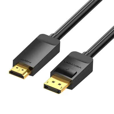 Produktbild von Vention HAGBI-Kabel, DisplayPort zu HDMI, 4K, 3 m, schwarz