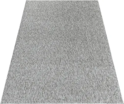 Obrázek produktu pro Moderní koberec s krátkým vlasem a decentní strukturou – jednoduchý a stylový do obýváku a ložnice, velikost:120 x 170 cm, Barva: Světle šedá
