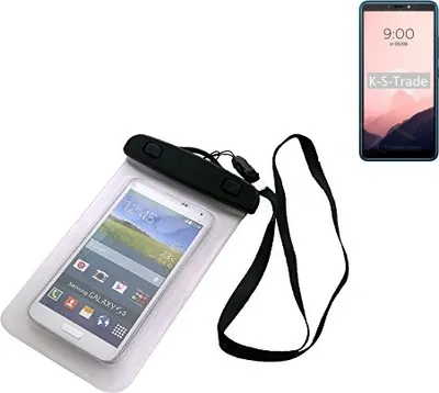 Produktbild von K-S-Trade Schutz Hülle Handy Hülle Kompatibel mit BQ Mobile BQ-6030G Practic Beach Bag wasserdicht 16cm x 10cm Schutzhülle Staub Sand Flachwasser