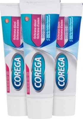 Produktbild von COREGA OM Für Zahnersatz Zahnfleischschutz 3×40 g