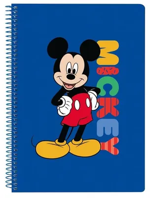 Produktbild von Safta Mickey Mouse A5 80 Sheets 15.5x22x1 Cm Notizbuch Blau  Kinder Blau One Size
