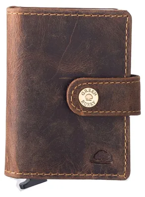 Produktbild von GREENBURRY Kartenetui Vintage Original RFID Card Slider Brown braun