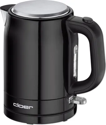 Obrázek produktu pro Cloer 4510, 1 l, 2200 W, Černá, Nerezová ocel, Indikátor úrovně vody, Zabezpečení proti přehřátí