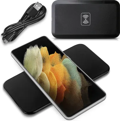Produktbild von QI Wireless Schnell Ladegerät für Samsung Galaxy S21 Ultra 5G Induktives Laden