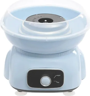 Zdjęcie produktu dla Maszyna do waty cukrowej, moc 500 W, szybkie nagrzewanie, niebieska