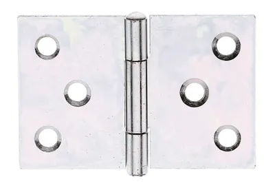 Image de Alberts 850524 Charnière, large, galvanisée sendzimir, 40 x 58 mm, 20 pièces
