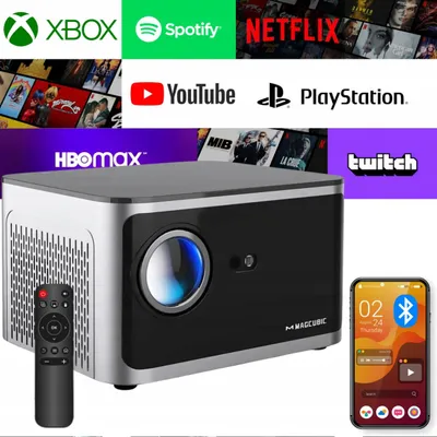 Produktbild von Magcubic Hy350 Pro 1080P 4K Led Projektor Wi-Fi6 Bluetooth 580 Ansi Lumen