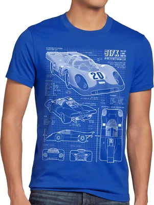 Produktbild von style3 917K Blaupause Herren T-Shirt prix grand