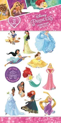 Produktbild von 1 Bogen Disney Princess Kinder Tattoos