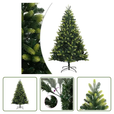Imagen del producto de The Living Store: Árbol de Navidad artificial, plegable, con soporte, 180 cm
