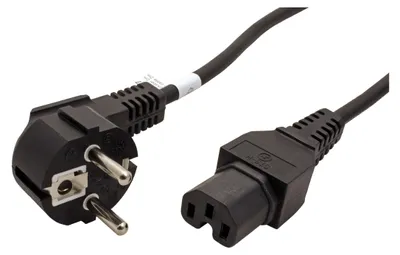 Obrázek produktu pro Goobay 93277, 2 m, Zásuvka typu F, C15 rozdvojovač, H05RN-F3G, 250 V