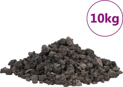 Obrázok produktu pre vidaXL Lávové granule 10 kg čierne 1-2 cm
