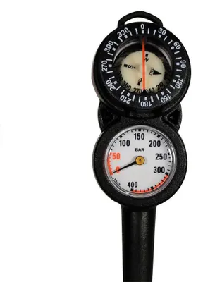 Obrázek produktu pro Tecnomar Compass + Pressure Gauge konzole černá  Černá Jedna velikost