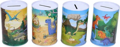 Produktbild von Geldkassette 7 x 10,5 cm – Dinosaurier