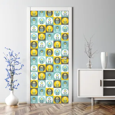 Produktbild von Dekorative Türposter selbstklebend Klebefolie Wandaufkleber Türaufkleber Hirschschschädel 70 x 200 cm