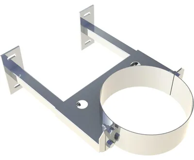 Produktbild von Jeremias DW-ECO 2.0 Doppelwand Edelstahl Abgassystem 600mm Wandhalter verstellbar 50-250mm für Öl Gas Festbrennstoffe Außenwandmontage