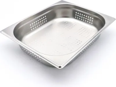 Obrázek produktu pro Maxima - Gastro nádoby Gastronorm - 1/2 GN - hloubka 6,5 cm - nerezová ocel - perforované