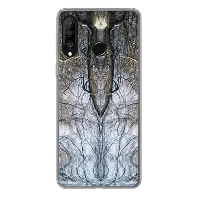 Produktbild von MuchoWow® Handyhülle Schutzhülle Hülle für Huawei P30 Lite Baum - Kunst - Psychedelisch Silikon Softcase Handy Hülle - Handyhülle